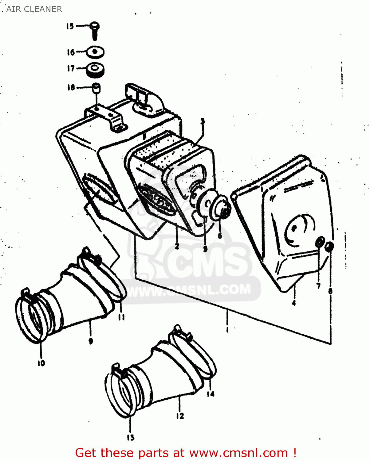AIR CLEANER DS185 1978 (C) USA (E03)
