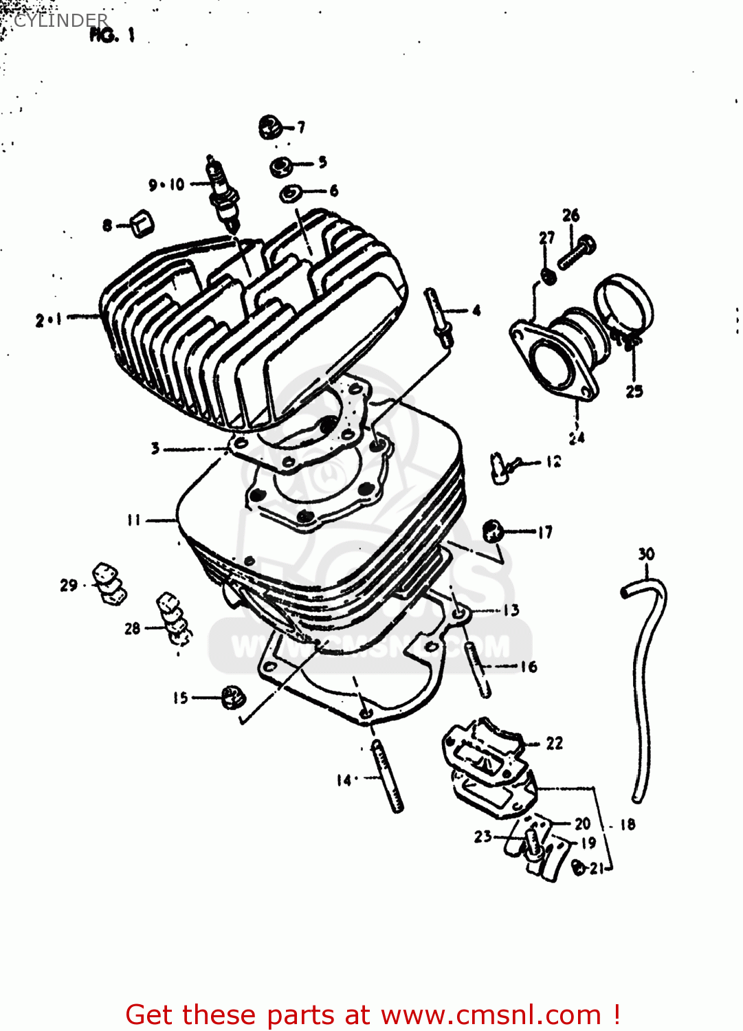CYLINDER DS185 1978 (C) USA (E03)