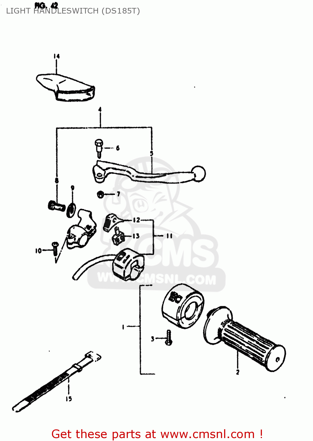 LIGHT HANDLESWITCH (DS185T) DS185 1978 (C) USA (E03)