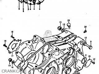 CRANKCASE - DS185 1978 (C) USA (E03)