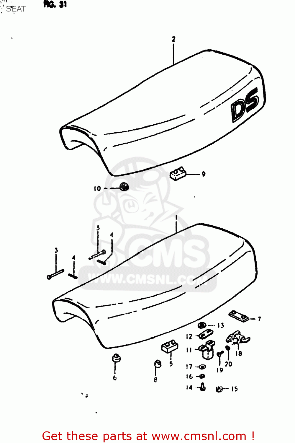 SEAT DS185 1979 (N) USA (E03)