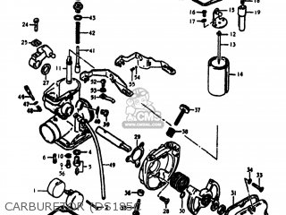 CARBURETOR (DS185C - DS185 1979 (N) USA (E03)
