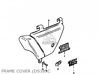 FRAME COVER (DS185C - DS185 1979 (N) USA (E03)