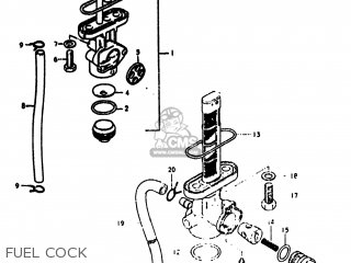 FUEL COCK - DS185 1979 (N) USA (E03)