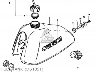 FUEL TANK (DS185T) - DS185 1979 (N) USA (E03)