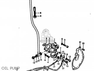 OIL PUMP - DS185 1979 (N) USA (E03)