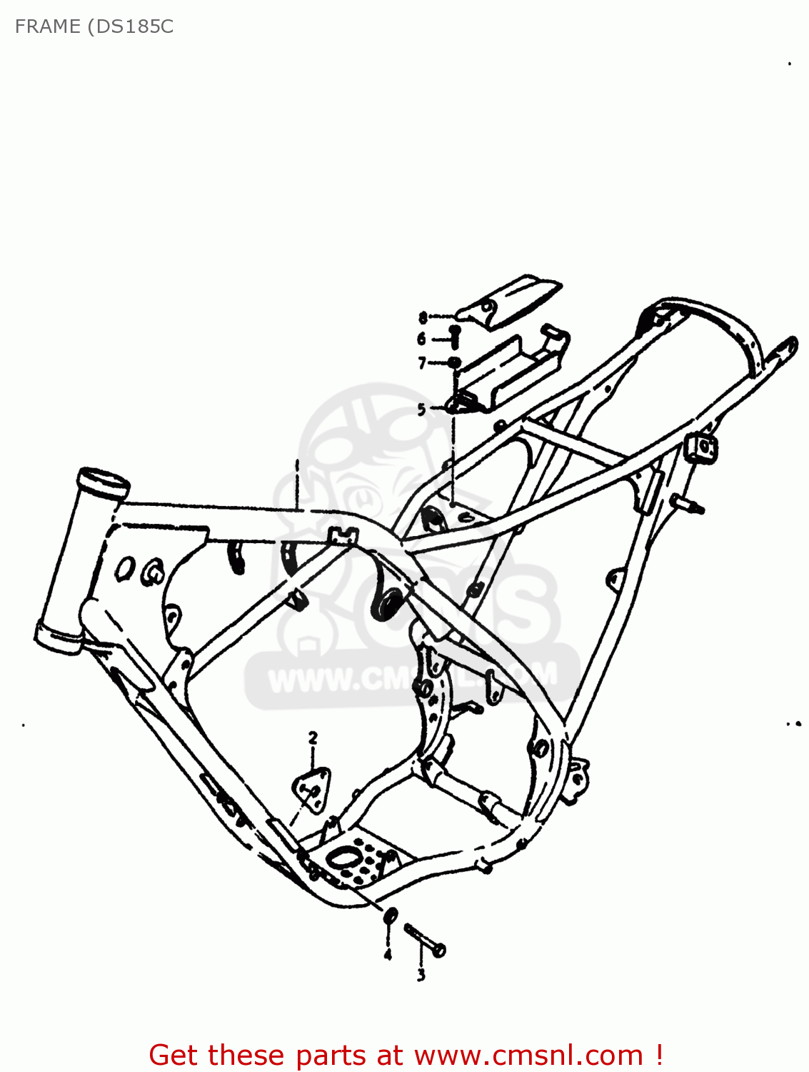 FRAME (DS185C DS185 1980 (T) USA (E03)