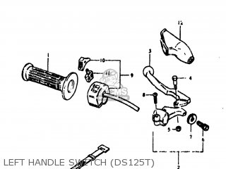 LEFT HANDLE SWITCH (DS125T) - DS185 1980 (T) USA (E03)