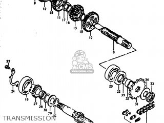 TRANSMISSION - DS185 1980 (T) USA (E03)