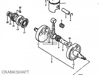 Suzuki DS250 1980 (T) USA (E03) parts lists and schematics