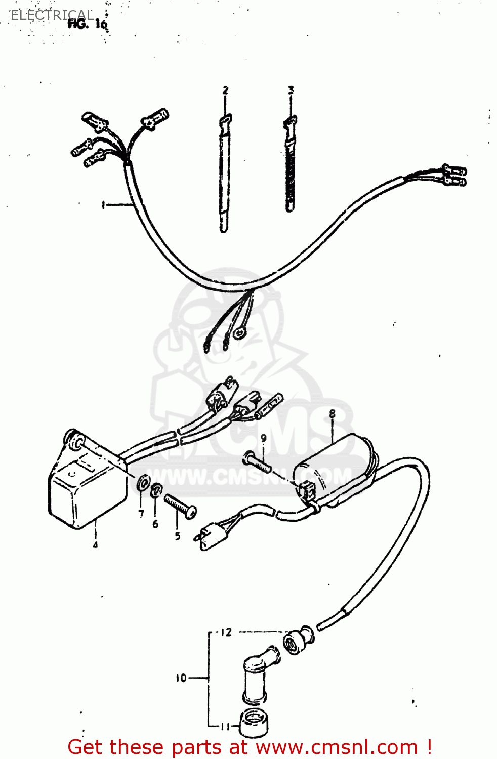 ELECTRICAL DS250 1980 (T) USA (E03)