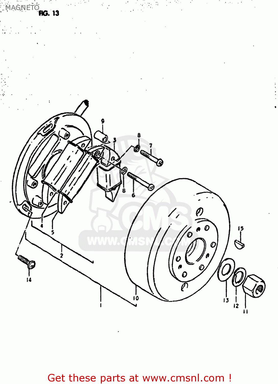 MAGNETO DS250 1980 (T) USA (E03)