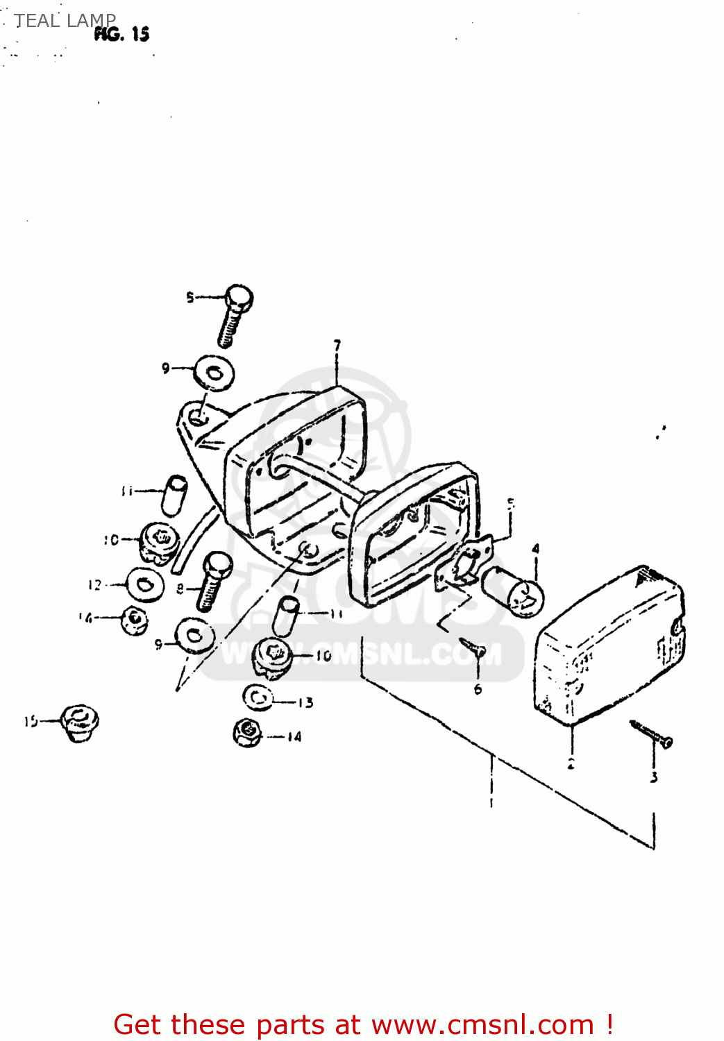 TEAL LAMP DS250 1980 (T) USA (E03)