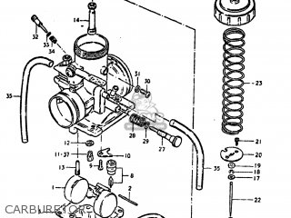 CARBURETOR - DS250 1980 (T) USA (E03)