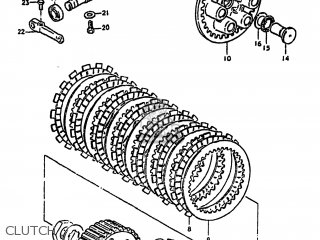 CLUTCH - DS250 1980 (T) USA (E03)