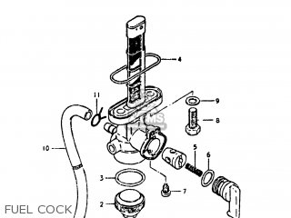 FUEL COCK - DS250 1980 (T) USA (E03)