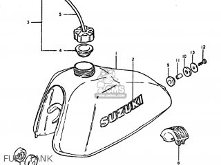 FUEL TANK - DS250 1980 (T) USA (E03)