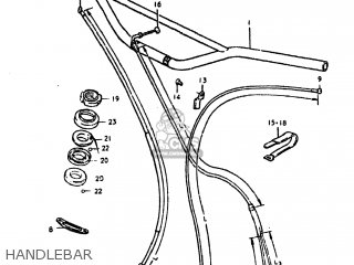 HANDLEBAR - DS250 1980 (T) USA (E03)