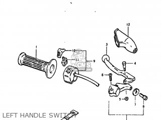 LEFT HANDLE SWITCH - DS250 1980 (T) USA (E03)