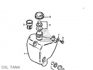 OIL TANK - DS250 1980 (T) USA (E03)