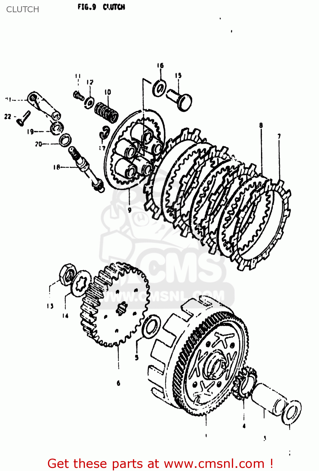CLUTCH DS80 1978 (C) USA (E03)