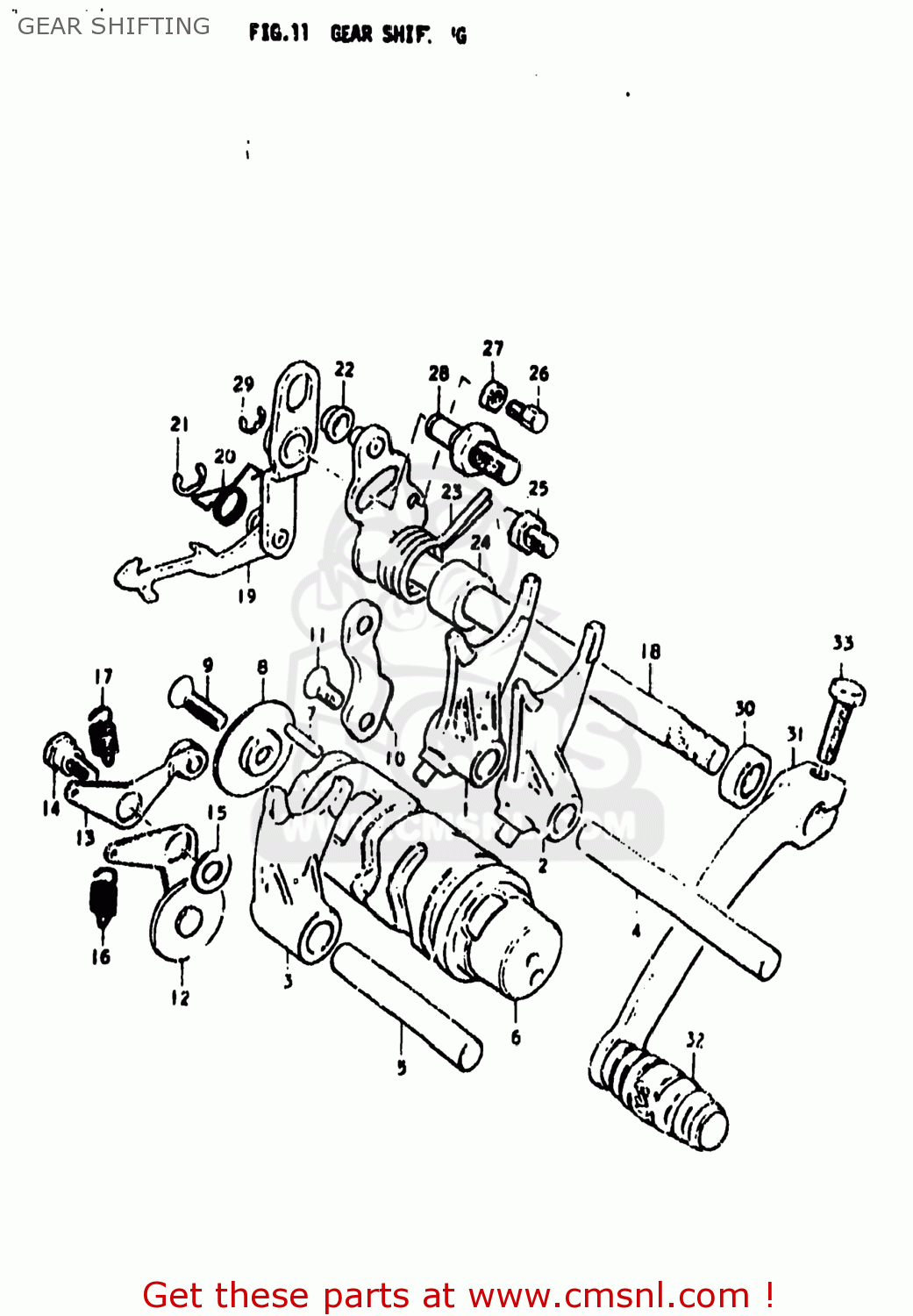 GEAR SHIFTING DS80 1978 (C) USA (E03)