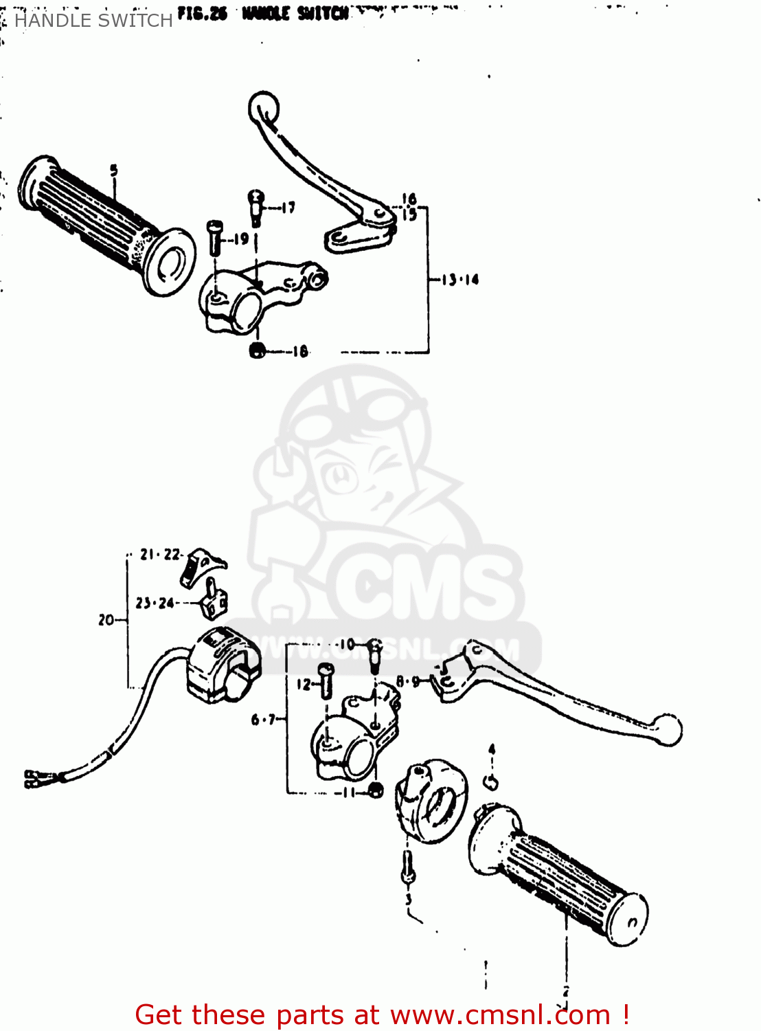HANDLE SWITCH DS80 1978 (C) USA (E03)