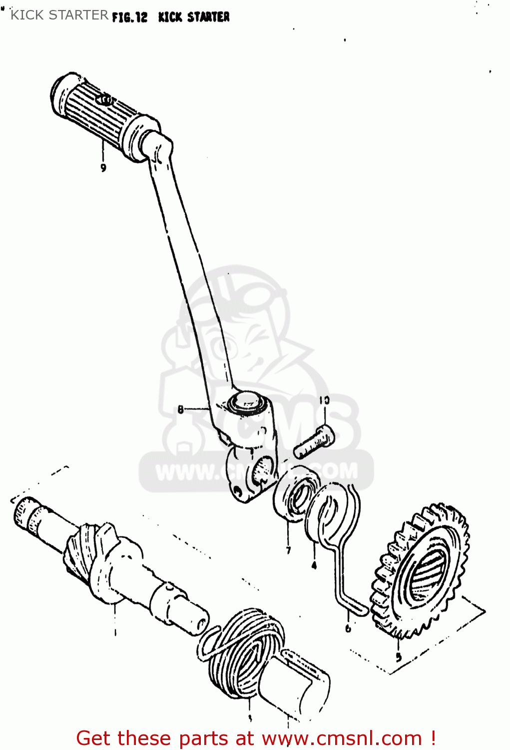 KICK STARTER DS80 1978 (C) USA (E03)