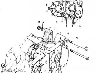 CRANKCASE - DS80 1978 (C) USA (E03)