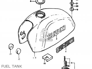 FUEL TANK - DS80 1978 (C) USA (E03)