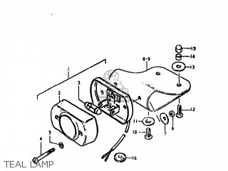 TEAL LAMP - DS80 1978 (C) USA (E03)