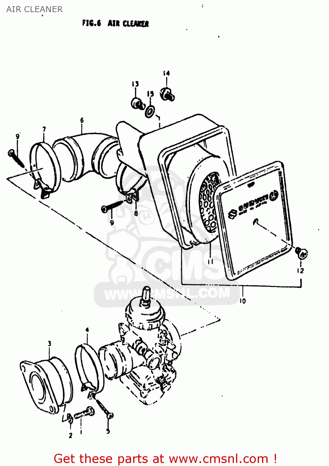 AIR CLEANER DS80 1979 (N) USA (E03)