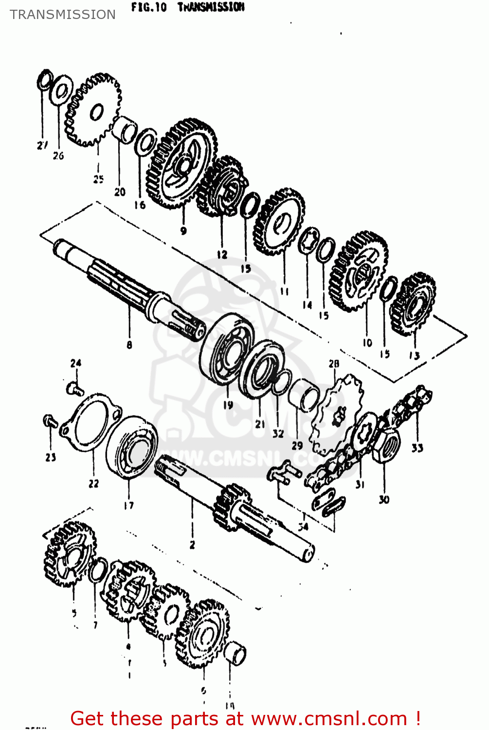 TRANSMISSION DS80 1979 (N) USA (E03)