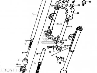 FRONT FORK - DS80 1979 (N) USA (E03)