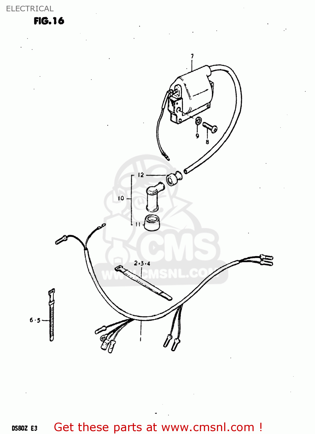 ELECTRICAL DS80 1980 (T) USA (E03)