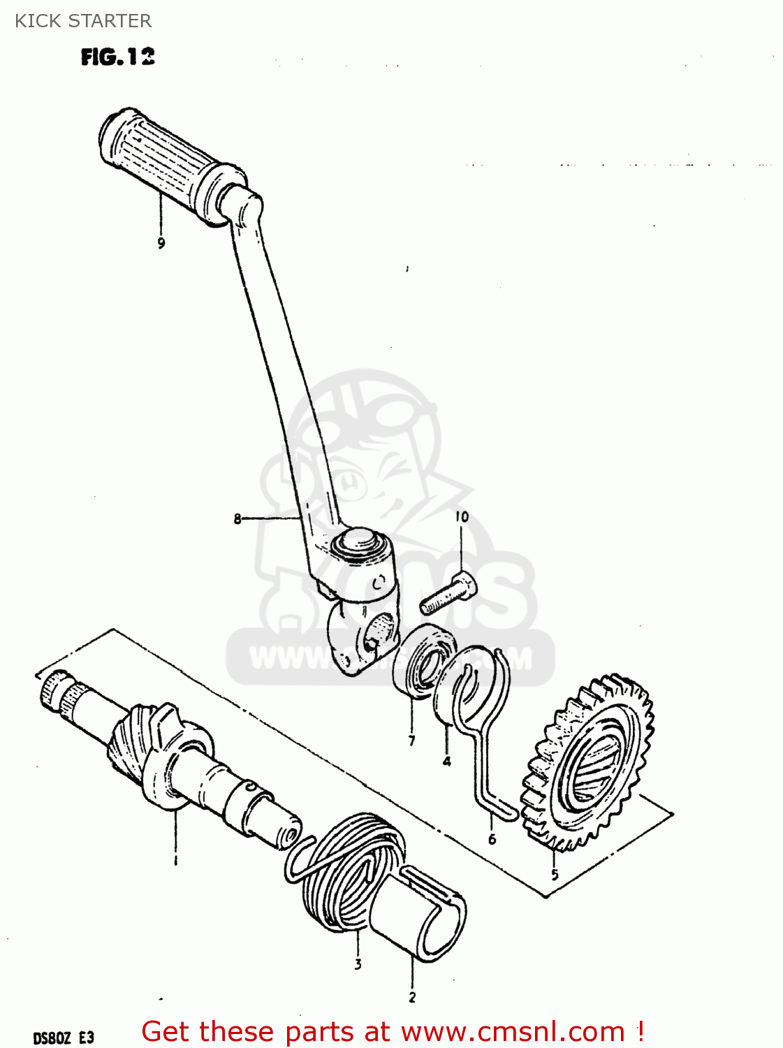 KICK STARTER DS80 1980 (T) USA (E03)