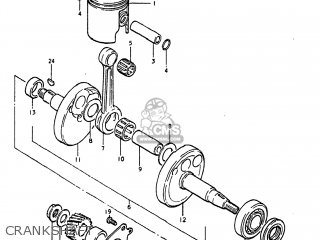 CRANKSHAFT - DS80 1980 (T) USA (E03)