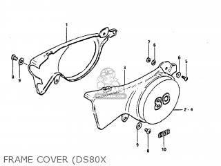 FRAME COVER (DS80X - DS80 1980 (T) USA (E03)