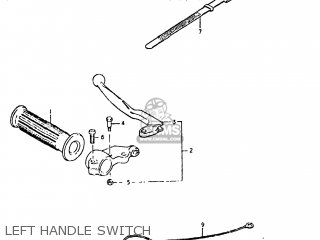 LEFT HANDLE SWITCH - DS80 1980 (T) USA (E03)