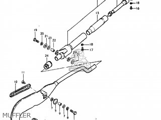 MUFFLER - DS80 1980 (T) USA (E03)
