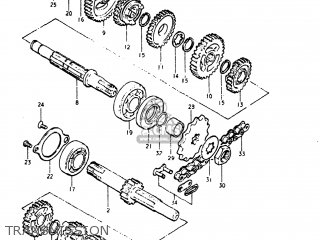 Suzuki DS80 1981 (X) USA (E03) parts lists and schematics