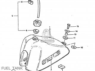 FUEL TANK - DS80 1981 (X) USA (E03)