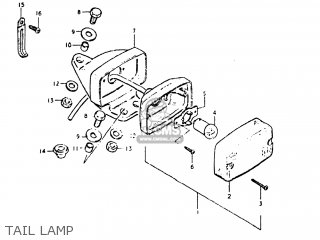 TAIL LAMP - DS80 1981 (X) USA (E03)
