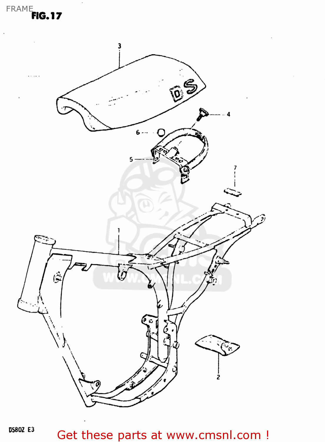 FRAME DS80 1982 (Z) USA (E03)