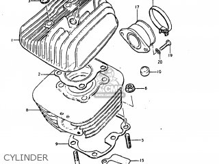 CYLINDER - DS80 1982 (Z) USA (E03)