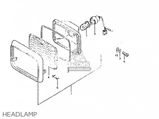 HEADLAMP - DS80 1982 (Z) USA (E03)