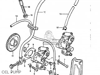 OIL PUMP - DS80 1982 (Z) USA (E03)
