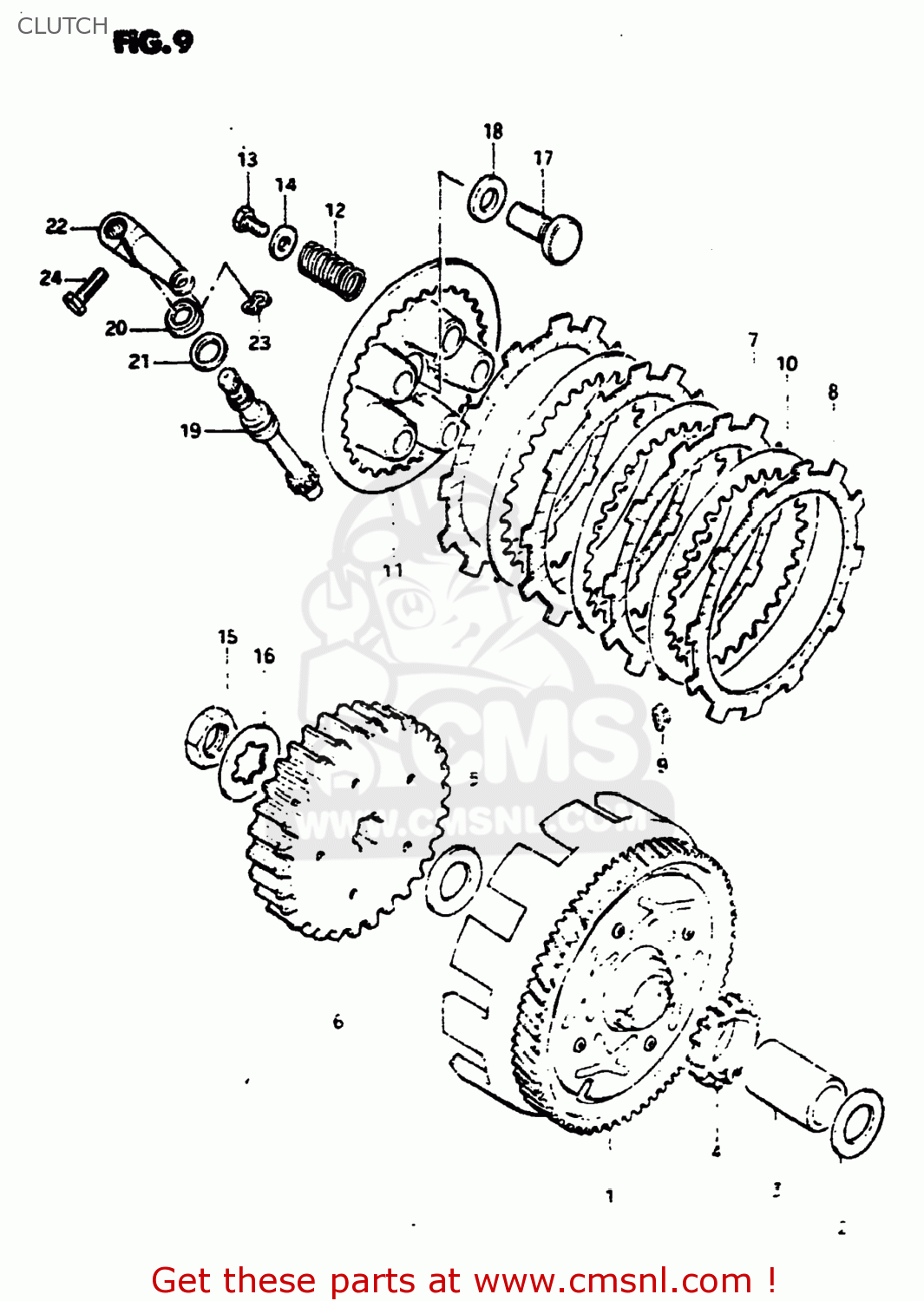 CLUTCH DS80 1983 (D) USA (E03)