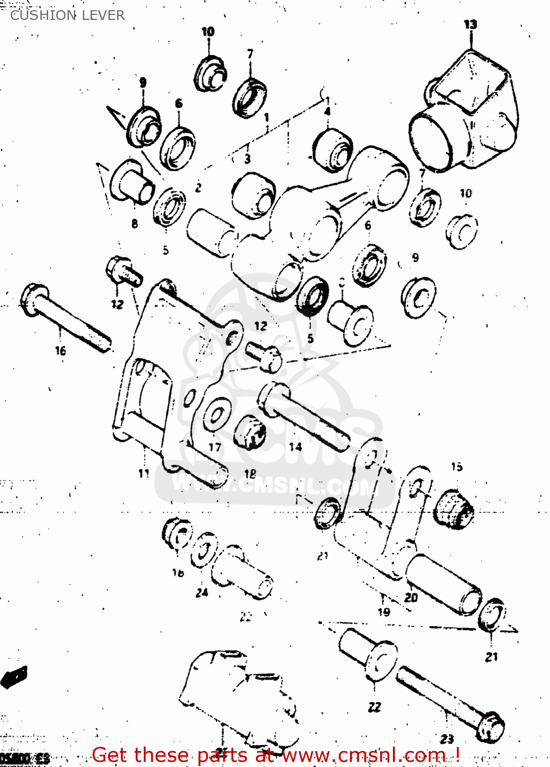 CUSHION LEVER DS80 1983 (D) USA (E03)