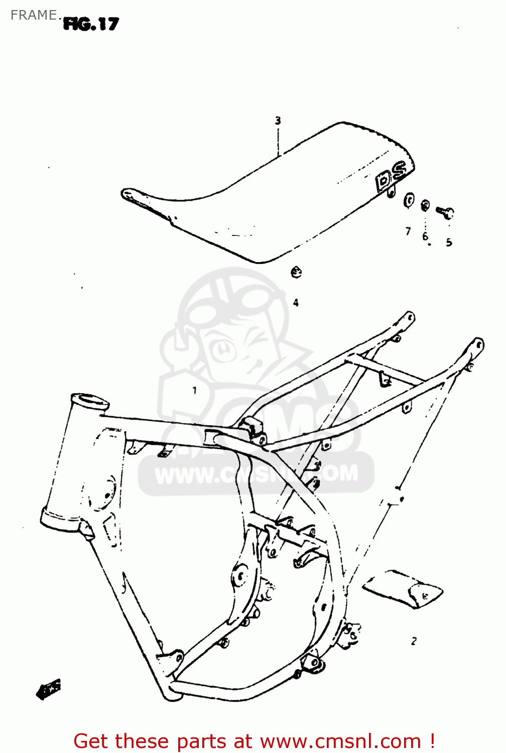 FRAME DS80 1983 (D) USA (E03)